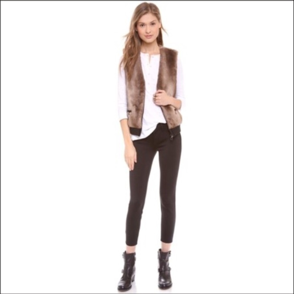 Club Monaco Fur Vest